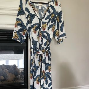 H&M Banana midi dress